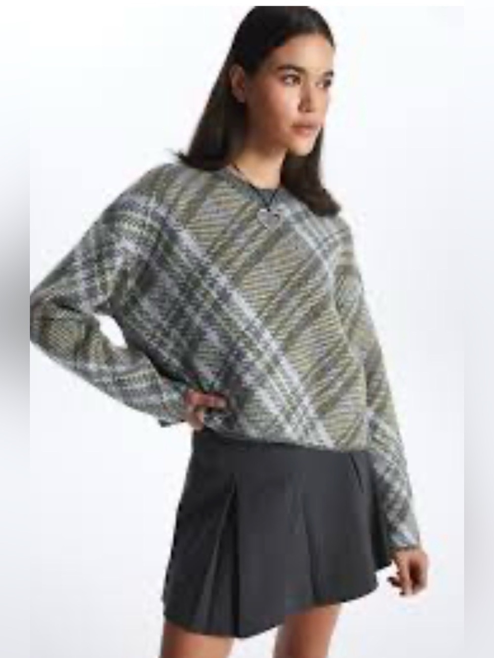 LCW Vision Crew Neck Patterned Sweater